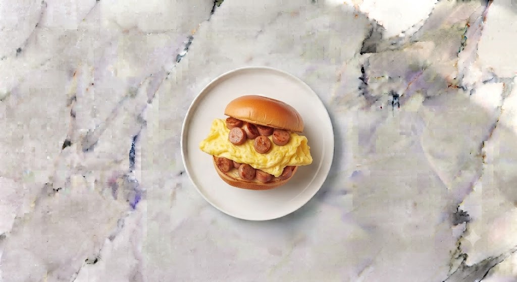 سندويش بيض نقانق - Egg & Sausage