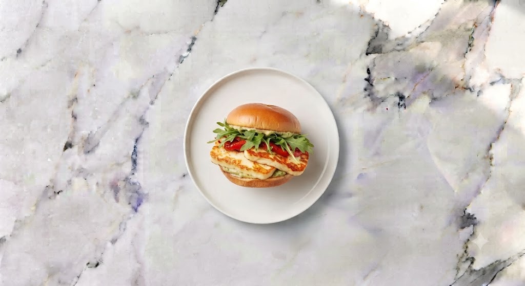 سندويش حلوم - Halloumi Sandwich